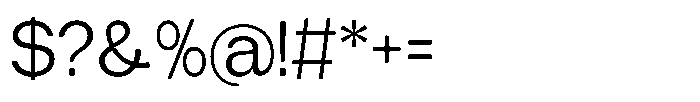 Tharo Regular Font OTHER CHARS