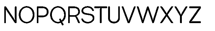 Tharo Regular Font UPPERCASE