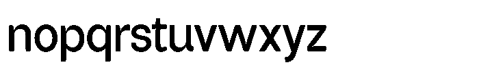 Tharo Semi Bold Condensed Font LOWERCASE