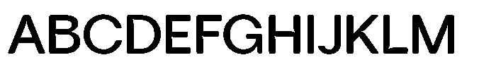 Tharo Semi Bold Expanded Font UPPERCASE