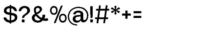 Tharo Semi Bold Semi Expanded Font OTHER CHARS