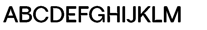 Tharo Semi Bold Semi Expanded Font UPPERCASE