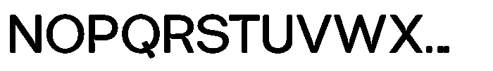 Tharo Semi Bold Semi Expanded Font UPPERCASE