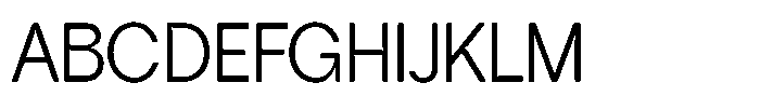 Tharo Semi Condensed Font UPPERCASE