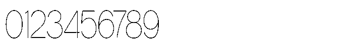 Tharo Thin Extra Condensed Font OTHER CHARS