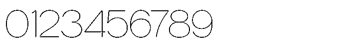 Tharo Thin Extra Expanded Font OTHER CHARS