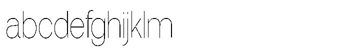 Tharo Thin Ultra Condensed FONT