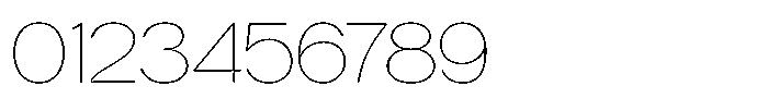 Tharo Thin Ultra Expanded Font OTHER CHARS