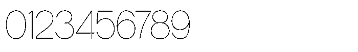 Tharo Thin Font OTHER CHARS