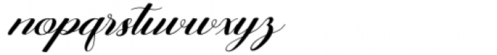 Thasyalina Script Regular Font LOWERCASE