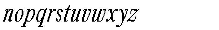 That That New Pixel Square Italic Font LOWERCASE