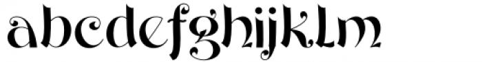 Thawain Serif Regular Font LOWERCASE