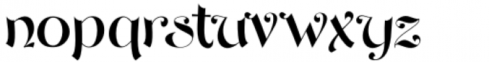 Thawain Serif Regular Font LOWERCASE