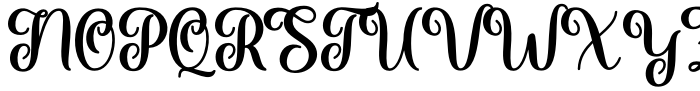 The Angella Script Duo Regular Font UPPERCASE