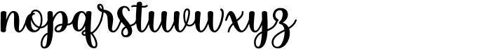 The Angella Script Duo Regular Font LOWERCASE