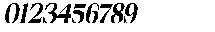 The Barchella Condensed Italic Font OTHER CHARS