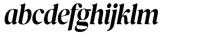 The Barchella Condensed Italic FONT