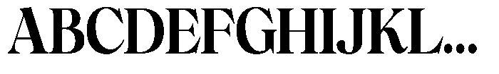 The Barchella Condensed Font UPPERCASE