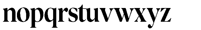 The Barchella Condensed Font LOWERCASE