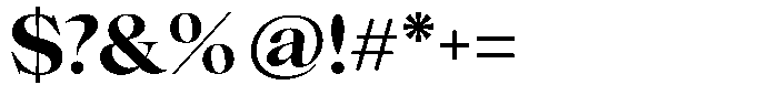 The Barchella Regular Font OTHER CHARS