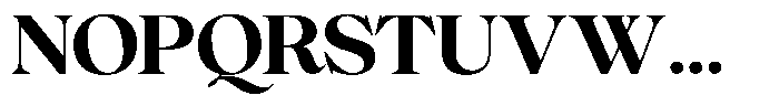 The Barchella Regular Font UPPERCASE