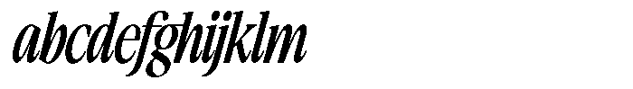 The Basilica Awesome Condensed Italic FONT