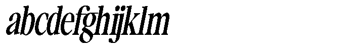The Basilica Awesome Condensed Slanted FONT