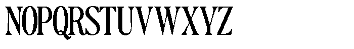 The Basilica Awesome Condensed Font UPPERCASE