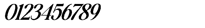 The Basilica Awesome Expanded Italic Font OTHER CHARS