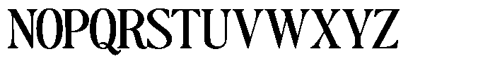 The Basilica Awesome Expanded Font UPPERCASE