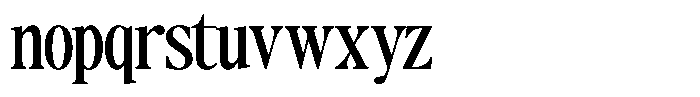 The Basilica Awesome Regular Font LOWERCASE