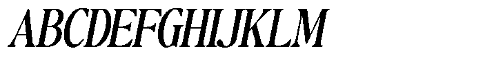 The Basilica Awesome Slanted Font UPPERCASE