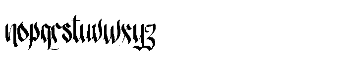 The Beastiful Font LOWERCASE