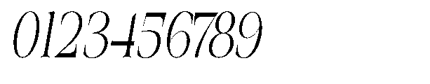 The Belvina Editorial Cndn Itlc Italic Font OTHER CHARS