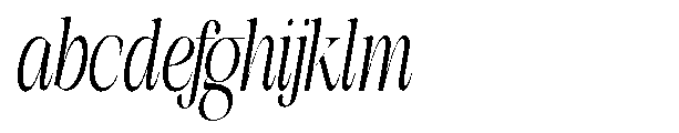 The Belvina Editorial Cndn Itlc Italic FONT