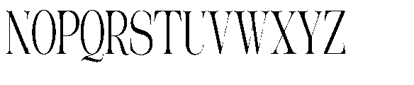 The Belvina Editorial Condensed Regular Font UPPERCASE