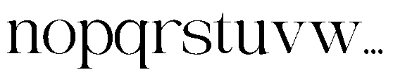 The Belvina Editorial Expanded Regular Font LOWERCASE