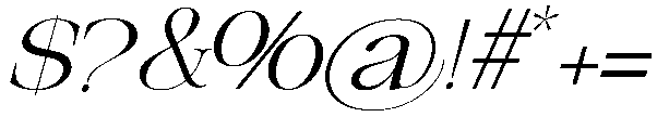 The Belvina Editorial Expn Itlc Italic Font OTHER CHARS