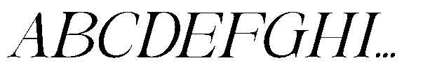 The Belvina Editorial Expn Itlc Italic Font UPPERCASE