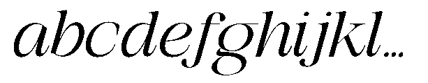 The Belvina Editorial Expn Itlc Italic FONT