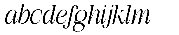 The Belvina Editorial Italic Italic FONT