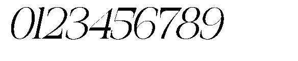 The Belvina Editorial Oblique Regular Font OTHER CHARS