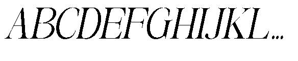 The Belvina Editorial Oblique Regular Font UPPERCASE