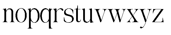 The Belvina Editorial Regular Font LOWERCASE