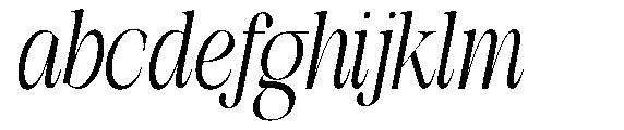 The Belvina Editorial Scle Itlc Regular FONT