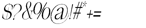 The Belvina Editorial Se Cndn I Italic Font OTHER CHARS
