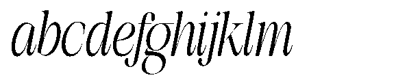 The Belvina Editorial Se Cndn I Italic FONT