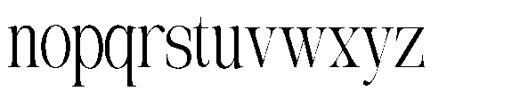 The Belvina Editorial Se Conden Regular Font LOWERCASE