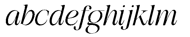 The Belvina Editorial Se Expn I Italic FONT