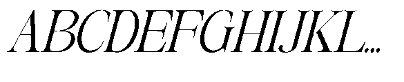 The Belvina Editorial Slant Regular Font UPPERCASE